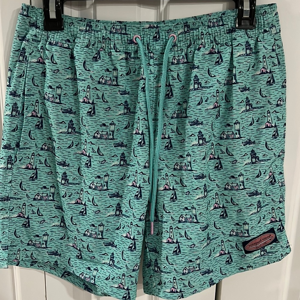 Vineyard Vines 7 Inch Printed Chappy Swim Trunks